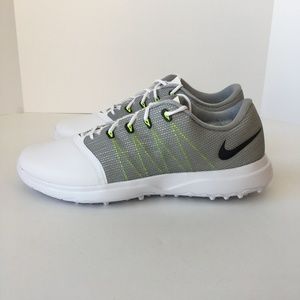 Nike Lunar Empress 2 White Gray Low Top Golf Shoes
